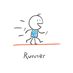 Image showing runner