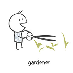 Image showing Gardener