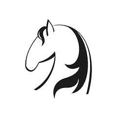 Image showing Horse symbol vector