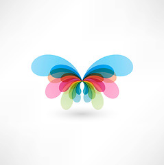 Image showing Butterfly Icon