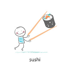 Image showing Sushi