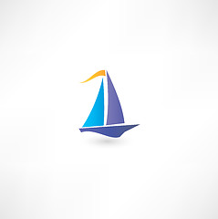 Image showing Sailing boat