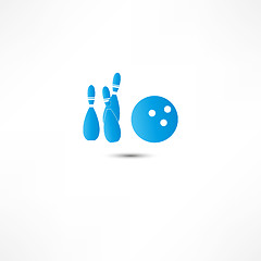 Image showing Bowling Icon