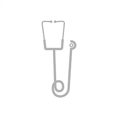Image showing Stethoscope icon