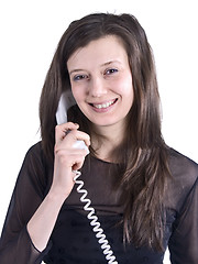 Image showing phone call