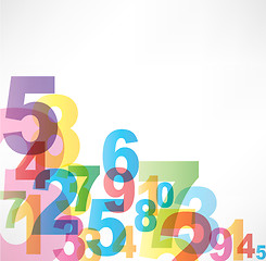 Image showing Numbers Background