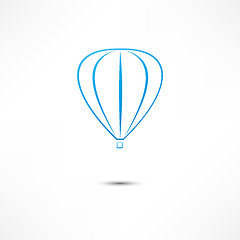 Image showing hot air balloon icon