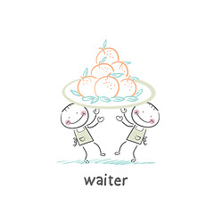 Image showing waiter