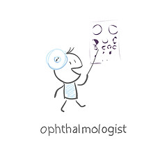 Image showing ophthalmologist