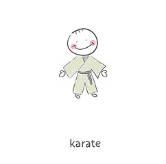 Image showing Karate. Illustration.