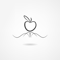 Image showing apple icon