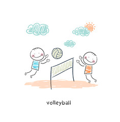 Image showing Beach Volleyball