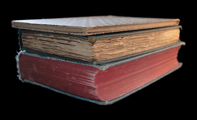 Image showing three old books