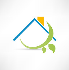 Image showing Eco home icon