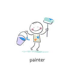 Image showing Painter