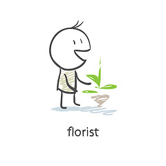 Image showing florist
