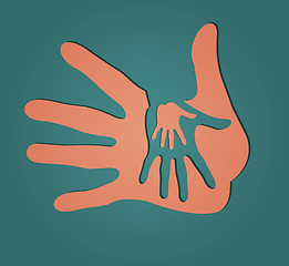 Image showing Caring hands