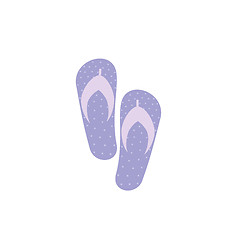 Image showing beach slippers