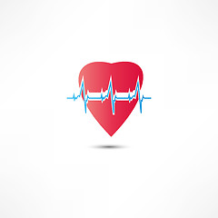Image showing Cardiogram Icon