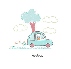 Image showing Eco car