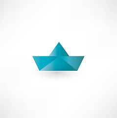 Image showing Paper Boat Symbol