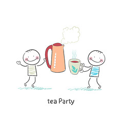 Image showing Tea party