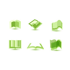 Image showing illustration of book icons