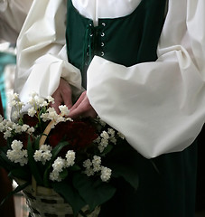 Image showing Flower Girl