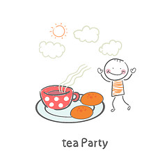 Image showing Tea party