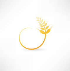 Image showing Wheat ears icon