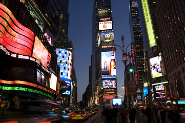 Image showing NYC nightlife