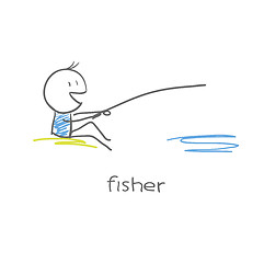 Image showing Fisherman