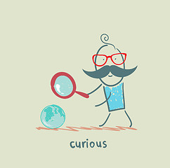 Image showing curious