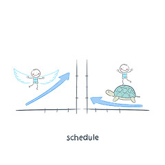 Image showing Schedule illustrations