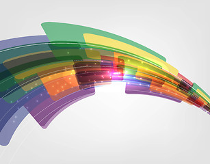 Image showing Abstract Line Background Vector