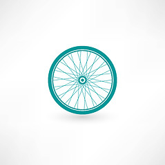 Image showing Bicycle Wheel Symbol