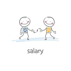 Image showing Salary. Illustration