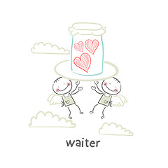 Image showing waiter