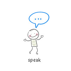 Image showing speak