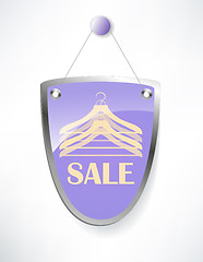 Image showing The shield, sale sign.