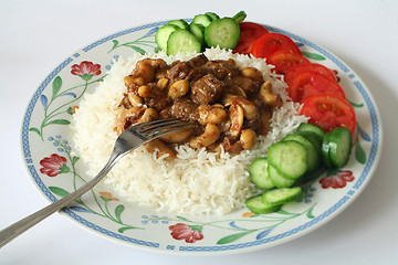 Image showing Beef and nut curry