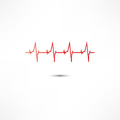 Image showing Cardiogram Icon