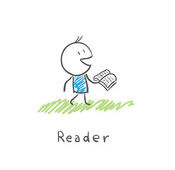 Image showing reader