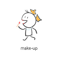 Image showing Makeup