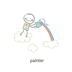 Image showing Painter