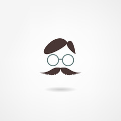 Image showing Man mustache icon