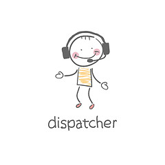 Image showing Dispatcher. Illustration.