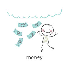 Image showing Man and Money