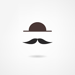 Image showing Man mustache icon