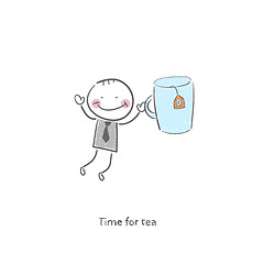 Image showing Time for tea. 